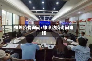 蚌埠疫情询问/蚌埠防疫询问电话