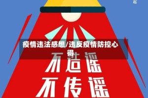 疫情违法感想/违反疫情防控心得