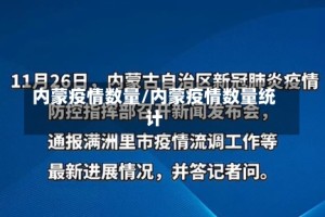 内蒙疫情数量/内蒙疫情数量统计