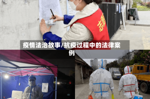 疫情法治故事/抗疫过程中的法律案例