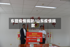 东营疫情捐款/山东疫情捐款
