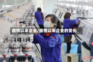 疫情以来企业/疫情以来企业的变化