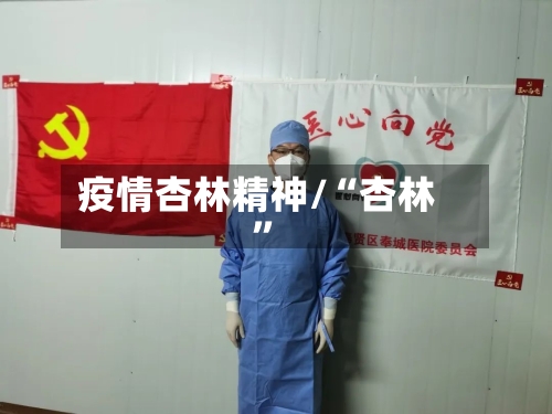 疫情杏林精神/“杏林”-第1张图片