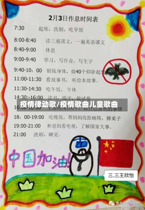 疫情律动歌/疫情歌曲儿童歌曲-第2张图片